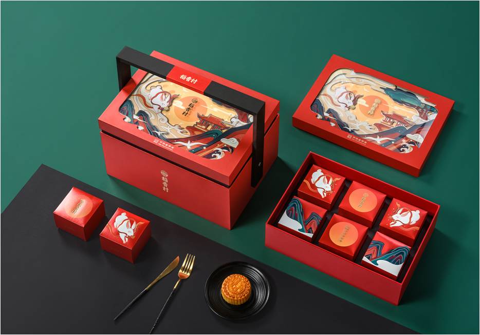 稻香村月餅禮盒568瑞兔迎月中秋月餅禮盒